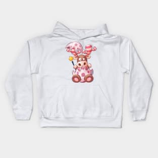 Cute Deer In An Egg Kids Hoodie